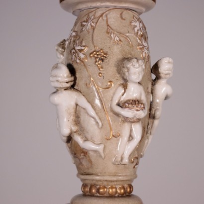 Kronleuchter Keramik - Italien XX Jhd
