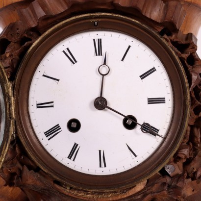 antiguo, reloj, reloj antiguo, reloj antiguo, reloj italiano antiguo, reloj antiguo, reloj neoclásico, reloj del siglo XIX, reloj de péndulo, reloj de pared, Reloj de pie con estatua