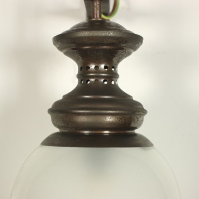 Four Lamps In The Style Of Luigi Caccia Dominioni Brass Glass 60s 70s