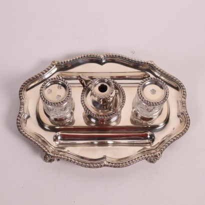 Inkwell Silver London England Early '800