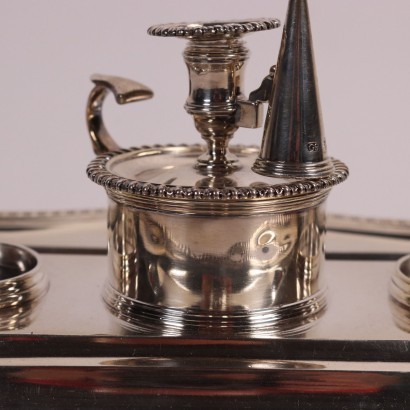 Inkwell Silver London England Early '800