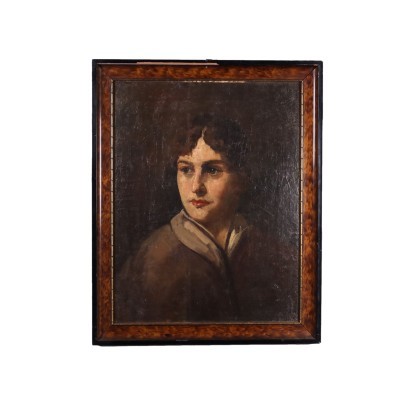 art, Italian art, 19th century Italian painting, Leon Philippet attributed to, Female portrait, Leon Philippet, Leon Philippet