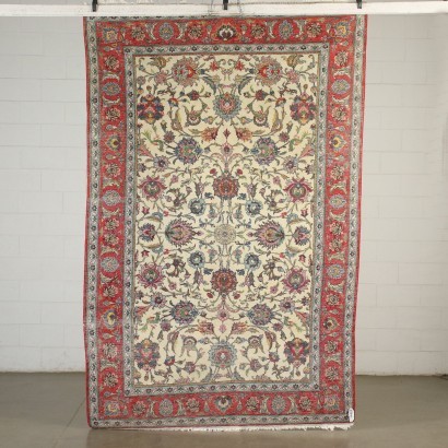 Tabriz Carpet Wool Cotton Iran 1960s-1970s