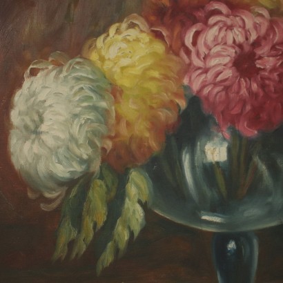 art, art italien, peinture italienne XXe siècle, Composition florale