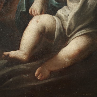 Kunst, italienische Kunst, alte italienische Malerei, Jesuskind schläft mit Engeln
