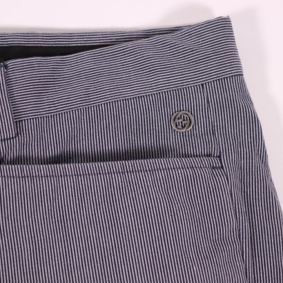 Gucci Pinstriped Trousers Cotton Florence Italy