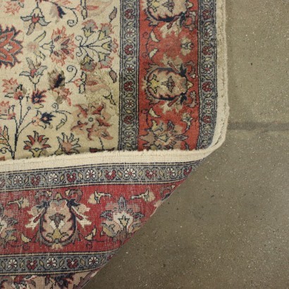 Kashmir Carpet Cotton Wool India 1980s