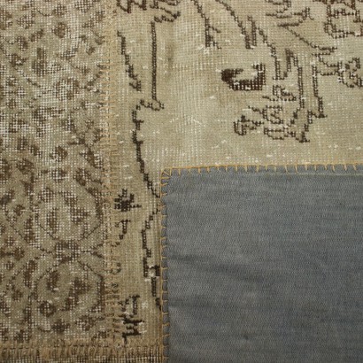 Patchwork Teppich Wolle Feiner Knoten - Türkei