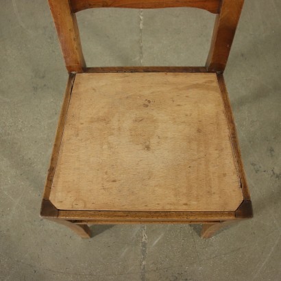 Group of 4 Louis Philippe Chairs Walnut - Italy XIX Century