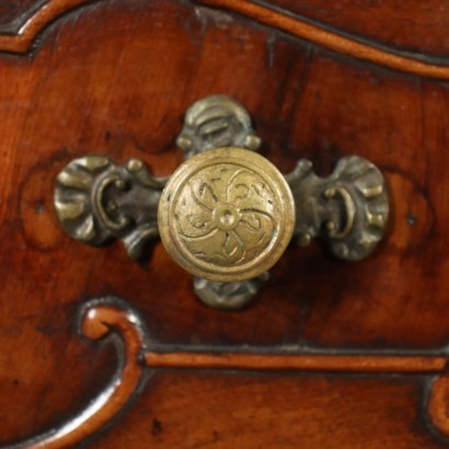 Abattant Baroque Noyer Sapin - Italie XVIII Siècle