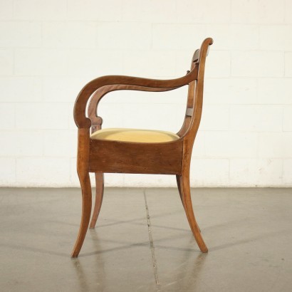 antique, armchair, antique armchairs, antique armchair, antique Italian armchair, antique armchair, neoclassical armchair, 19th century armchair, Restoration armchair