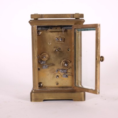 Travel Clock Gilded Bronze France 19th Century