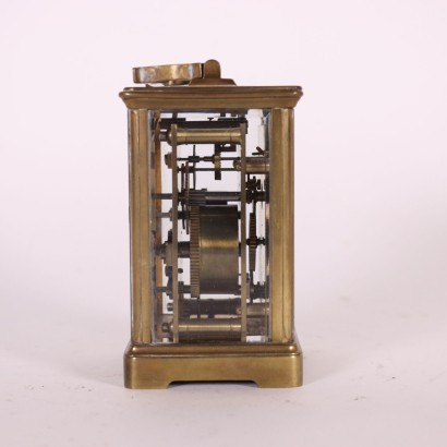 Travel Clock Gilded Bronze France 19th Century