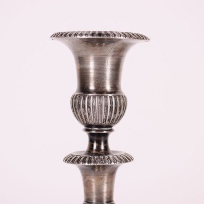 antiques, objects, antiques objects, antique objects, ancient Italian objects, antiques objects, neoclassical objects, objects of the 19th century, Silver Candlestick