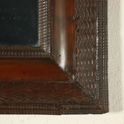 Miroir Guilloché Pin - Europe XVIII Siècle