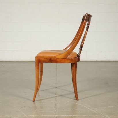 antique, chair, antique chairs, antique chair, antique Italian chair, antique chair, neoclassical chair, 19th century chair, Pair of Empire Style Walnut Chairs