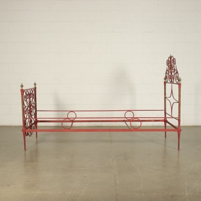 antique, bed, antique beds, antique bed, antique italian bed, antique bed, neoclassical bed, 19th century bed - antique, headboard, antique headboards, antique headboards, antique Italian headboard, antique headboard, neoclassical headboard, 19th century headboard, Wrought Iron Bed Late 19th Century