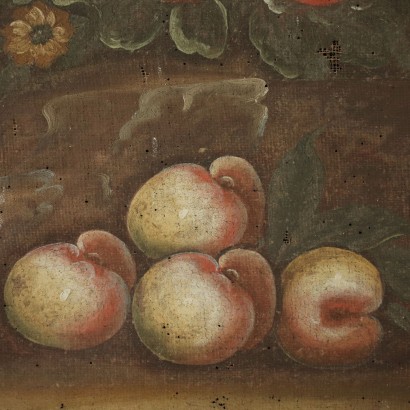 Pair Of Still Lifes Oil On Canvas 18th Century