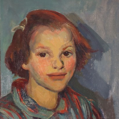 Giulio Vito Musitelli, Portrait d'une petite fille, Giulio Vito Musitelli, Giulio Vito Musitelli, Giulio Vito Musitelli