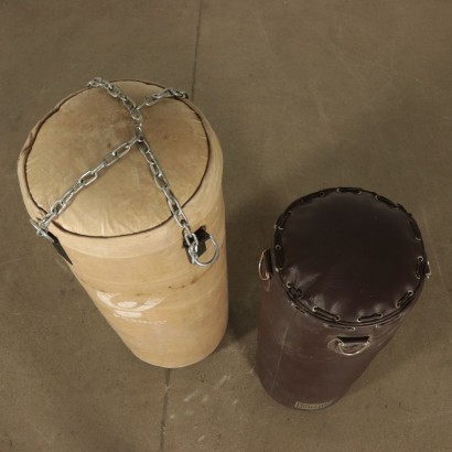 Pair of punching bags from the 80s