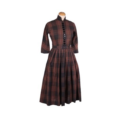 Vintage USA Dress Cotton 1950s-1960s