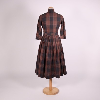 Vintage Kleid Baumwolle - USA 1950er-1960er