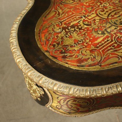 Table Style Boulle Bronze Doré - France XIX Siècle