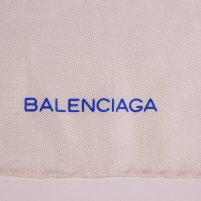 foulard vintage, foulard balenciaga, vintage Paris, foulard vintage Balenciaga