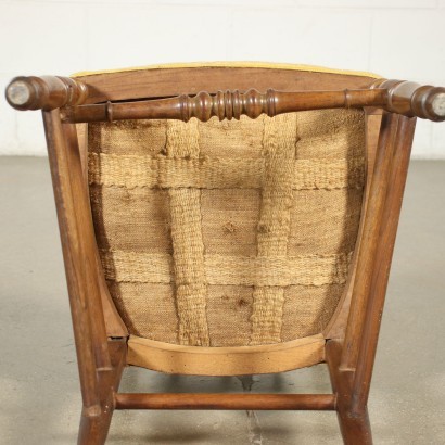 Group of 4 Chiavarine Chairs Walnut Chiavari Italy 19th Century