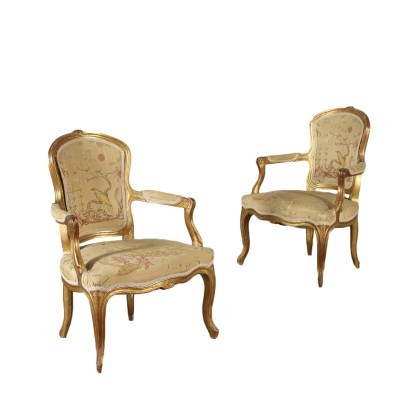 Paar barocke Sessel