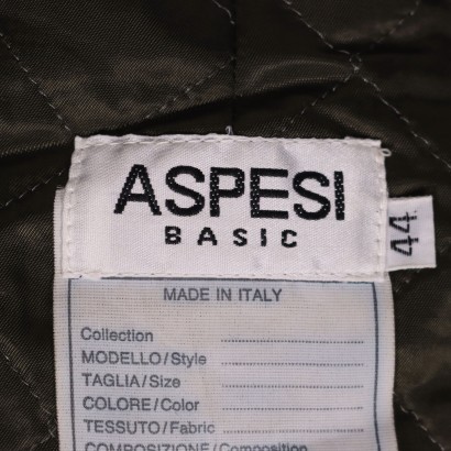 aspesi, veste aspesi, d'occasion, fabriqué en italie, aspesi basic, veste brodée Aspesi