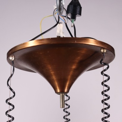 Lamp Alumium Glass Italy 1960s