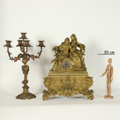 Triptychon Bronzeuhr