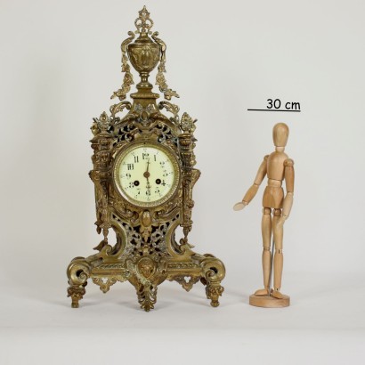 Eklektische Uhr Bronze Frankreich XIX Jhd