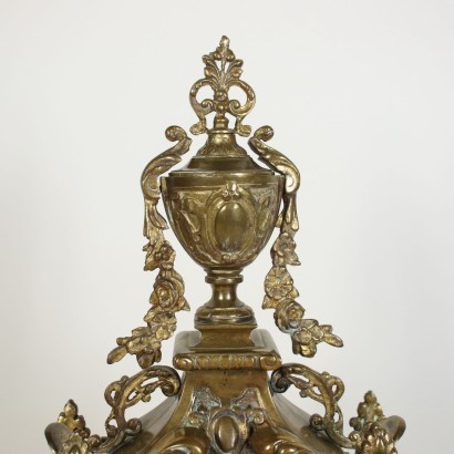 Pendule Style Éclectique Bronze Doré - France XIX Siècle
