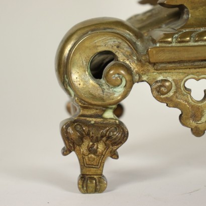 Pendule Style Éclectique Bronze Doré - France XIX Siècle