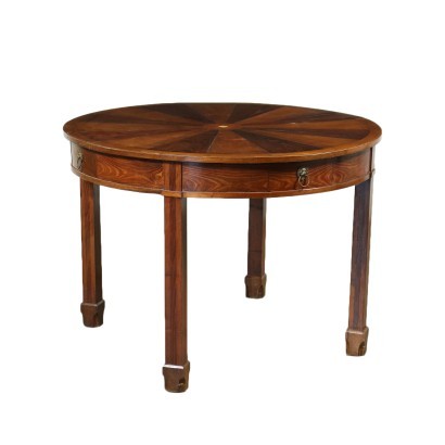 Antik, Tisch, antiker Tisch, antiker Tisch, antiker italienischer Tisch, antiker Tisch, neoklassizistischer Tisch, Tisch aus dem 19. Jahrhundert, Spieltisch