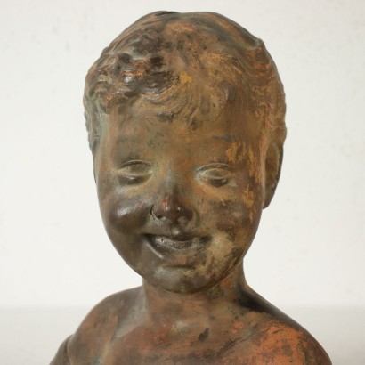 Buste d'Enfant en Terre Cuite - Italie Premier '900