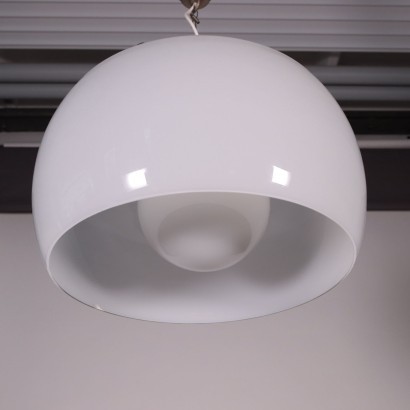 Lamp Omega Vico Magistretti Artemide Metal Glass 1960s