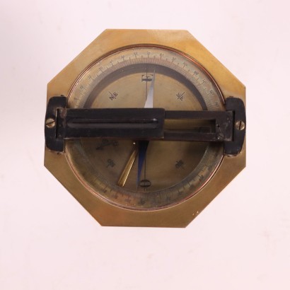 Surveyor Compass Brass Steel France 19th Century