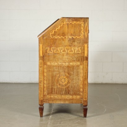 Neoclassical Rolo Drop-Leaf Secretaire Italy 18th Century