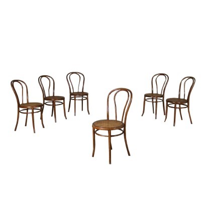 Grupo de seis sillas "Warasdin0