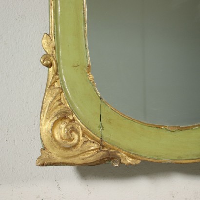 Venetian Barocchetto Revival Wall Mirror Italy 19th Century