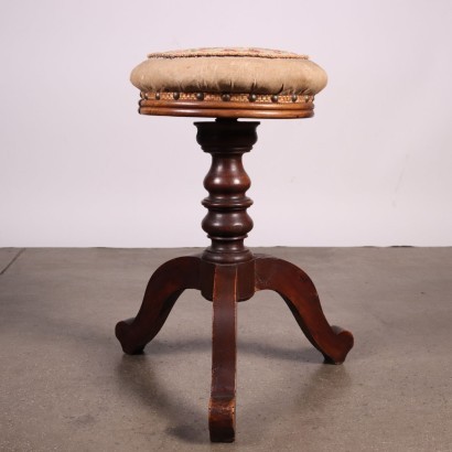 Antik, Stuhl, antike Stühle, antiker Stuhl, antiker italienischer Stuhl, antiker Stuhl, neoklassischer Stuhl, Stuhl aus dem 19. Jahrhundert, Louis Philippe Drehhocker