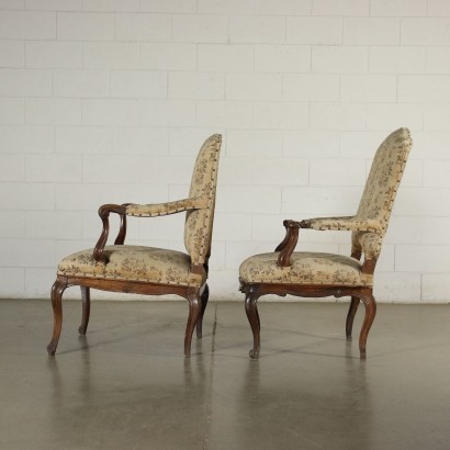 antique, armchair, antique armchairs, antique armchair, antique Italian armchair, antique armchair, neoclassical armchair, 19th century armchair, Two Baroque armchairs