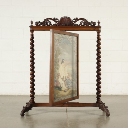 Louis Philippe Flame Protection Mahogany Italy 19th Century