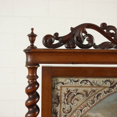 Louis Philippe Flame Protection Mahogany Italy 19th Century