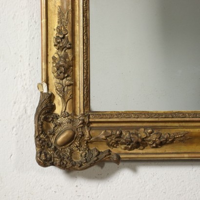 Barocchetto Revival Mirror France 19th Century