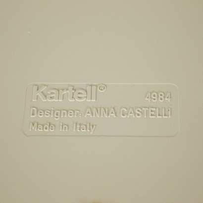 Furniture 4984 Anna Castelli For Kartell Plastic Material 1960s 1970s