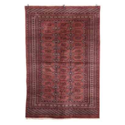 Bukhara Carpet Wool Cotton Pakistan 1990s